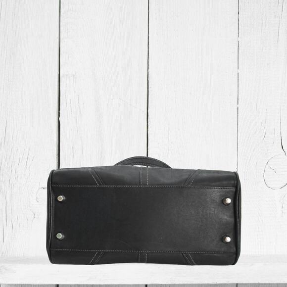 Coach Legacy Hampton Black Leather Satchel - Picture 7 of 12